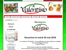 Tablet Screenshot of ilvalentino.be